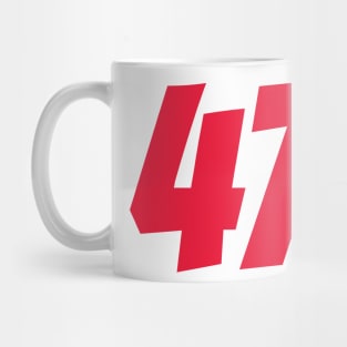 Mick Schumacher 47 - Driver Number Mug